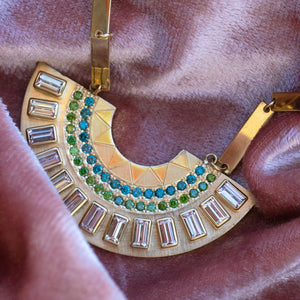 NEW!  ELSA 14k Gold Gemstone Necklace