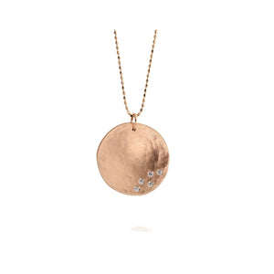14k rose gold MEGG medium pendant